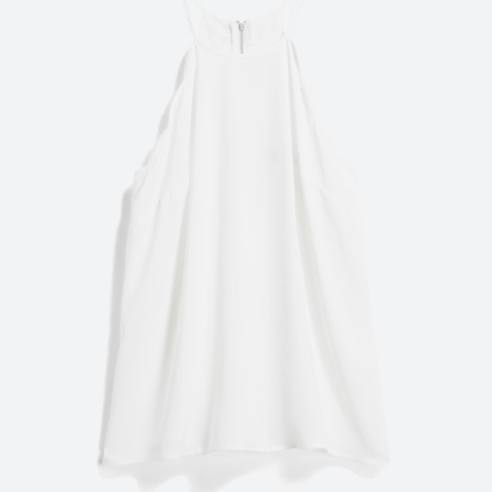 41 Hawthorn Olya White Scallop Back Blouse